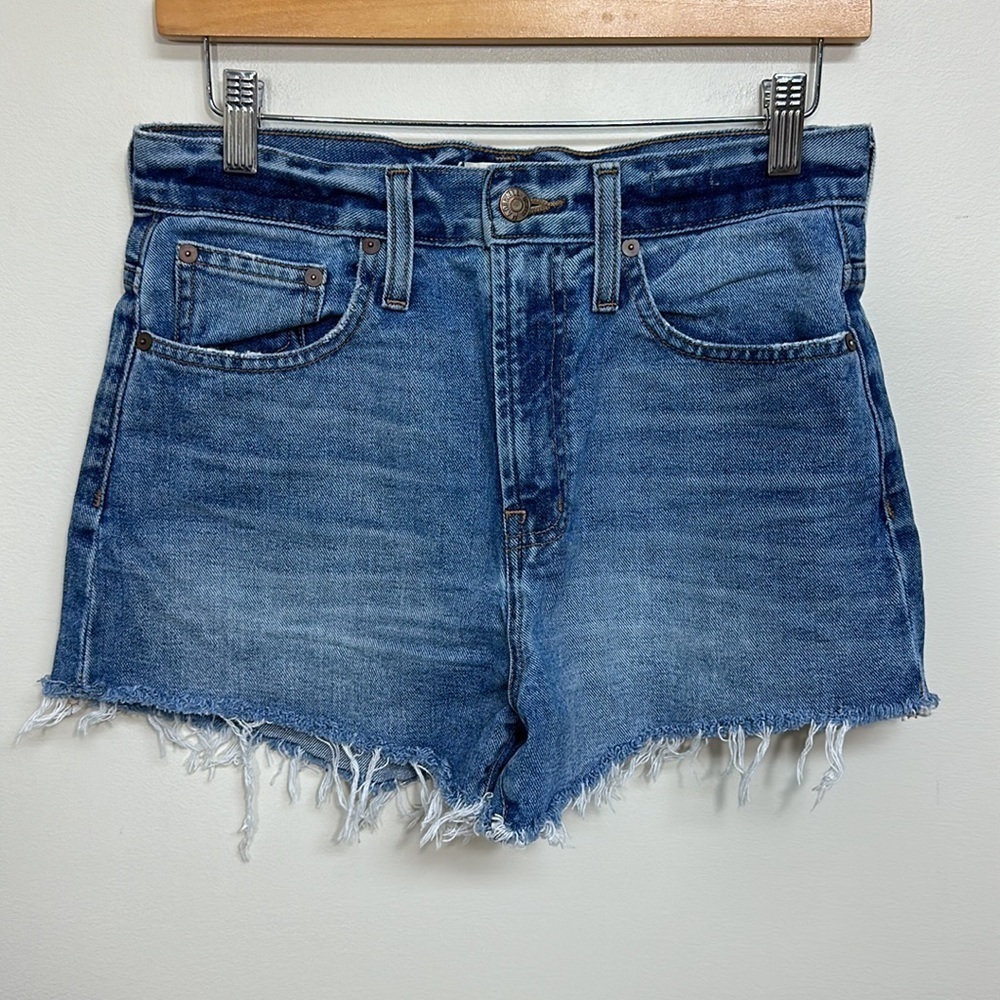 Madewell The Perfect Jean Short in Balsam Wash Tencel Denim Edition 25 - Picture 4 of 7